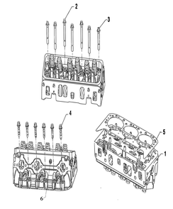 Engine Group - Cylinder Head Assembly Diagram and Parts List for 076830-04  Briggs and Stratton Generator